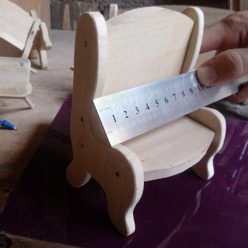 4 عدد صندلی چوبی