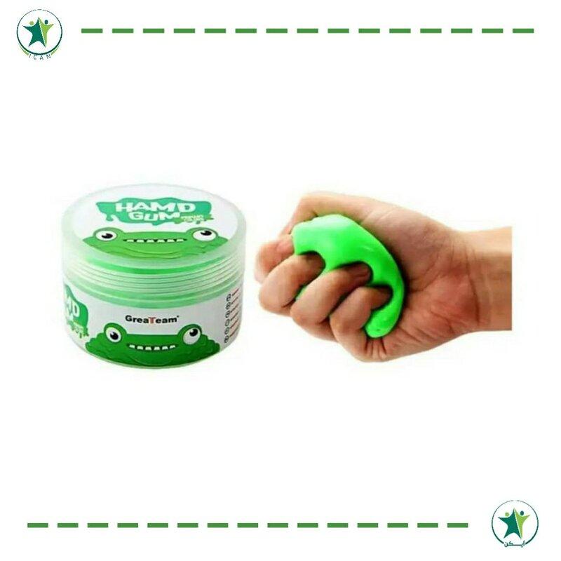 خمیر پاتی رنگ سبز ( سختی 3 از 4 ) مخصوص تقویت عضلات دست (کاردرمانی)