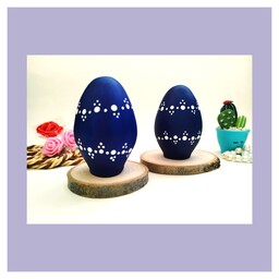 تخم مرغ سفالی نقطه کوبی  شده مخصوص عید نوروز  و هفت سین با ارسال رایگان 