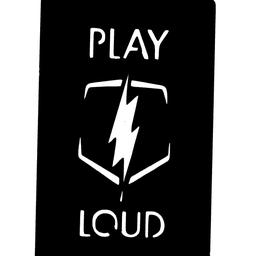 شابلون تتو موقت مدل  Play Loud 014 مجموعه 2 عددی