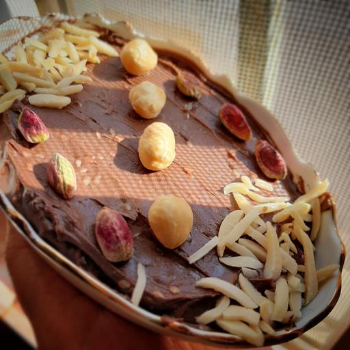 ارده شکلاتی یا نوتلا بوشهری بسته بندی 500 گرمی