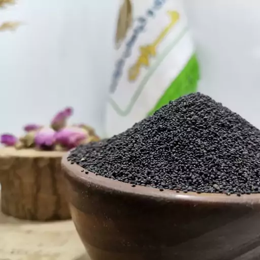 تخم ریحان خالص  درجه یک. 100گرمی (عطاری و محصولات ارگانیک طراوت)