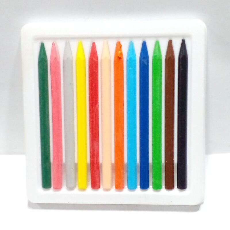مداد شمعی 12  رنگ
