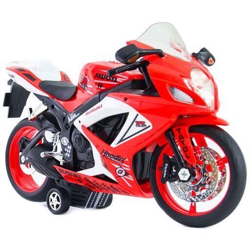 اسباب بازی موتور سوزوکی ریس قدرتی برند درج رنگ قرمز سایز بزرگ