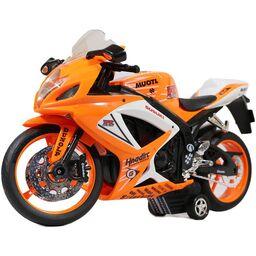 اسباب بازی موتور سوزوکی ریس قدرتی برند درج رنگ نارنجی سایز بزرگ