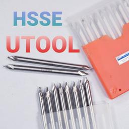 مته مرغک سفید سایز 1 UTOOLبرند چینی درجه یک با کیفیت و سختی و استقامت بالاHSS-E