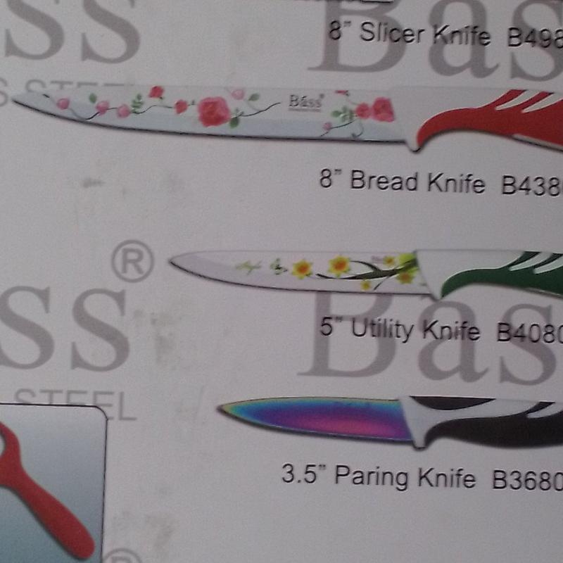 سرویس چاقو آشپزخانه 6پارچه 