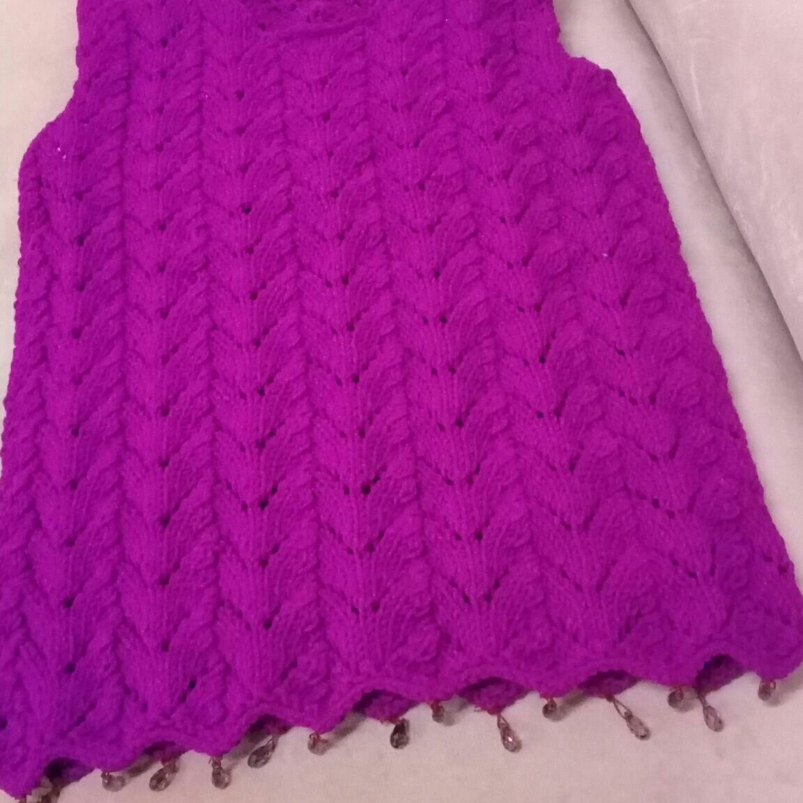 تاپ فانتزی دست بافت