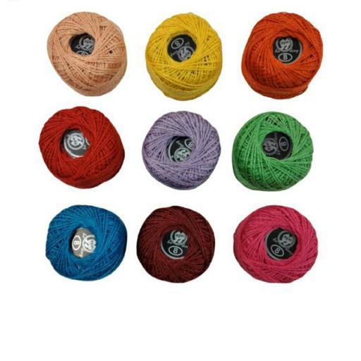 نخ گلدوزی مدل عمامه ای جنس کتان مجموعه 16 عددی
در 16 رنگ جذاب و زیبا