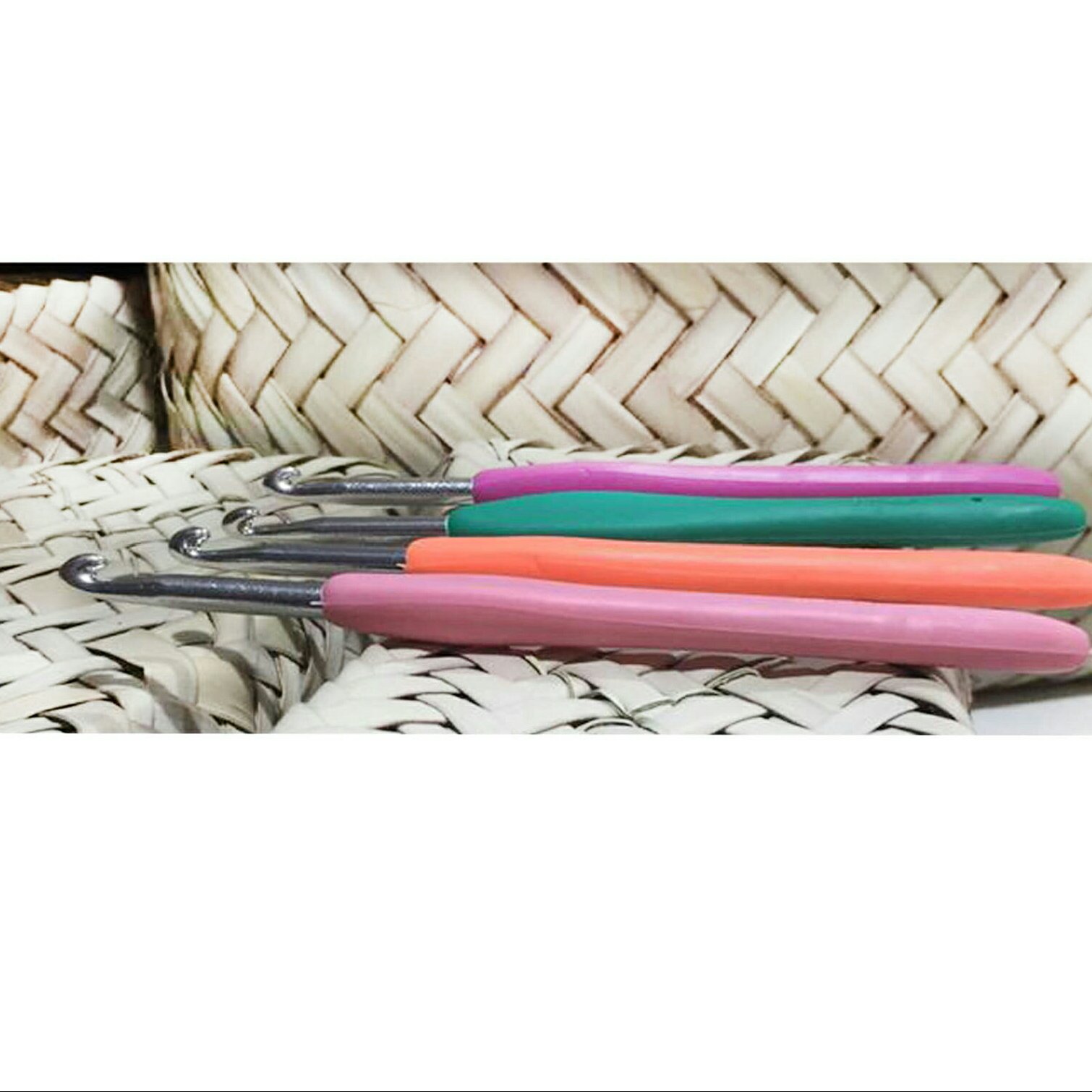 قلاب بافتنی دسته ژله ای شماره 5 مدل ZHL-5