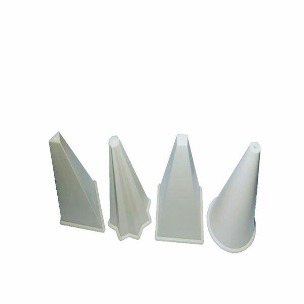 قالب شمع مدل چند وجهی SET 04 جنس پلاستیک مجموعه 4 عددی در 4 شکل مختلف