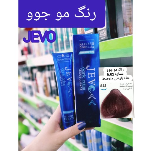 ‌رنگ مو شاه بلوطی متوسط 5.62 جوو jevo