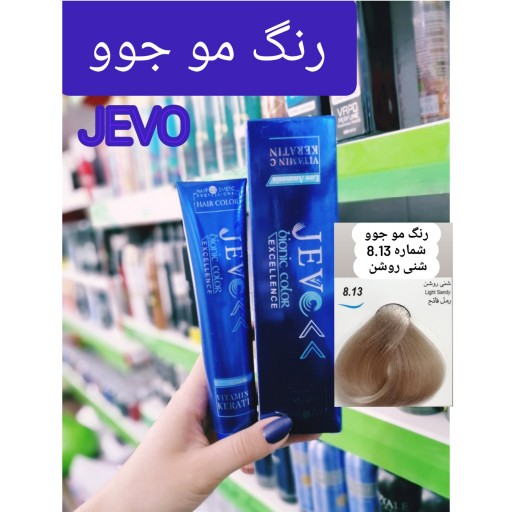 رنگ مو شنی روشن 8.13 جوو jevo