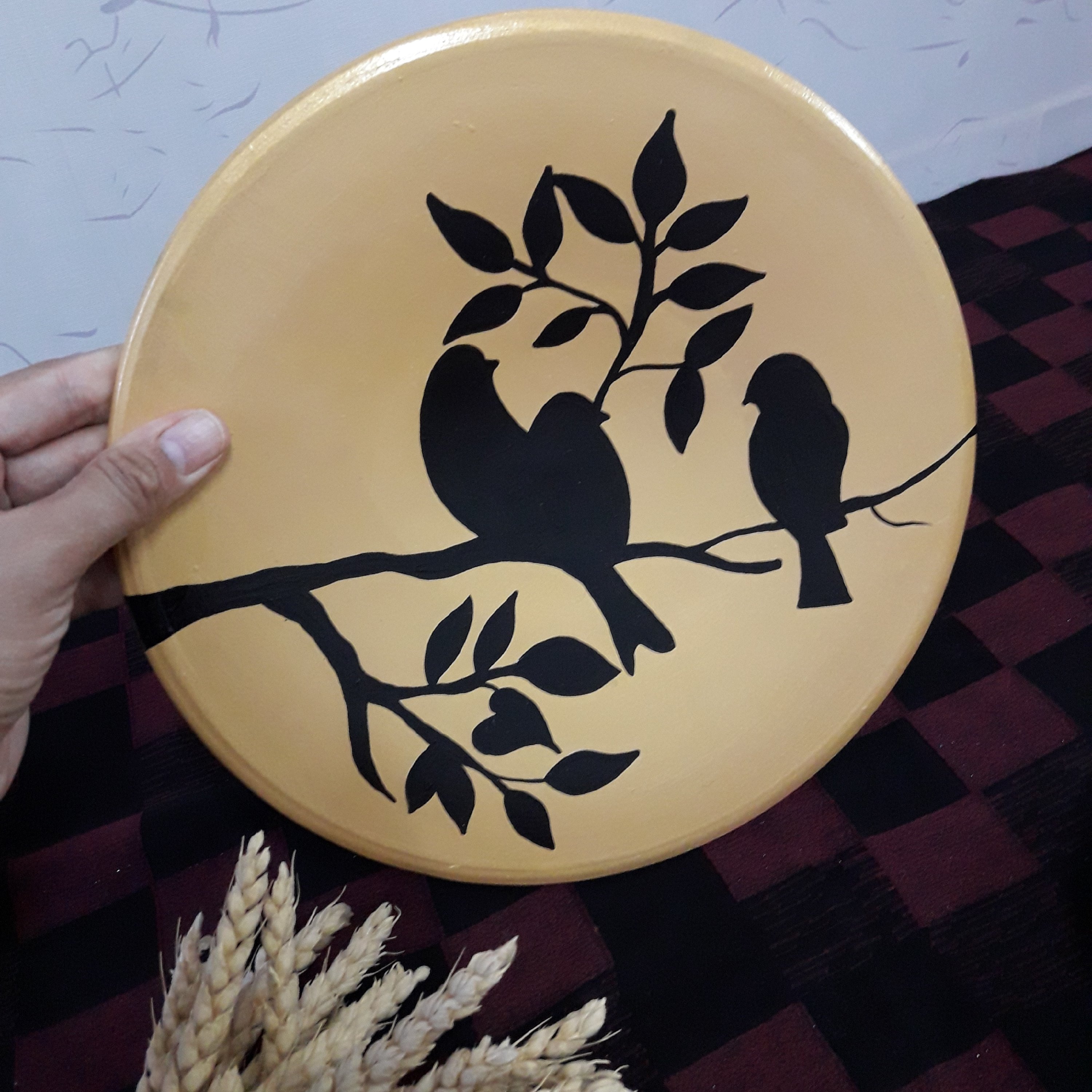 دیوارکوب سفالی تزیینی