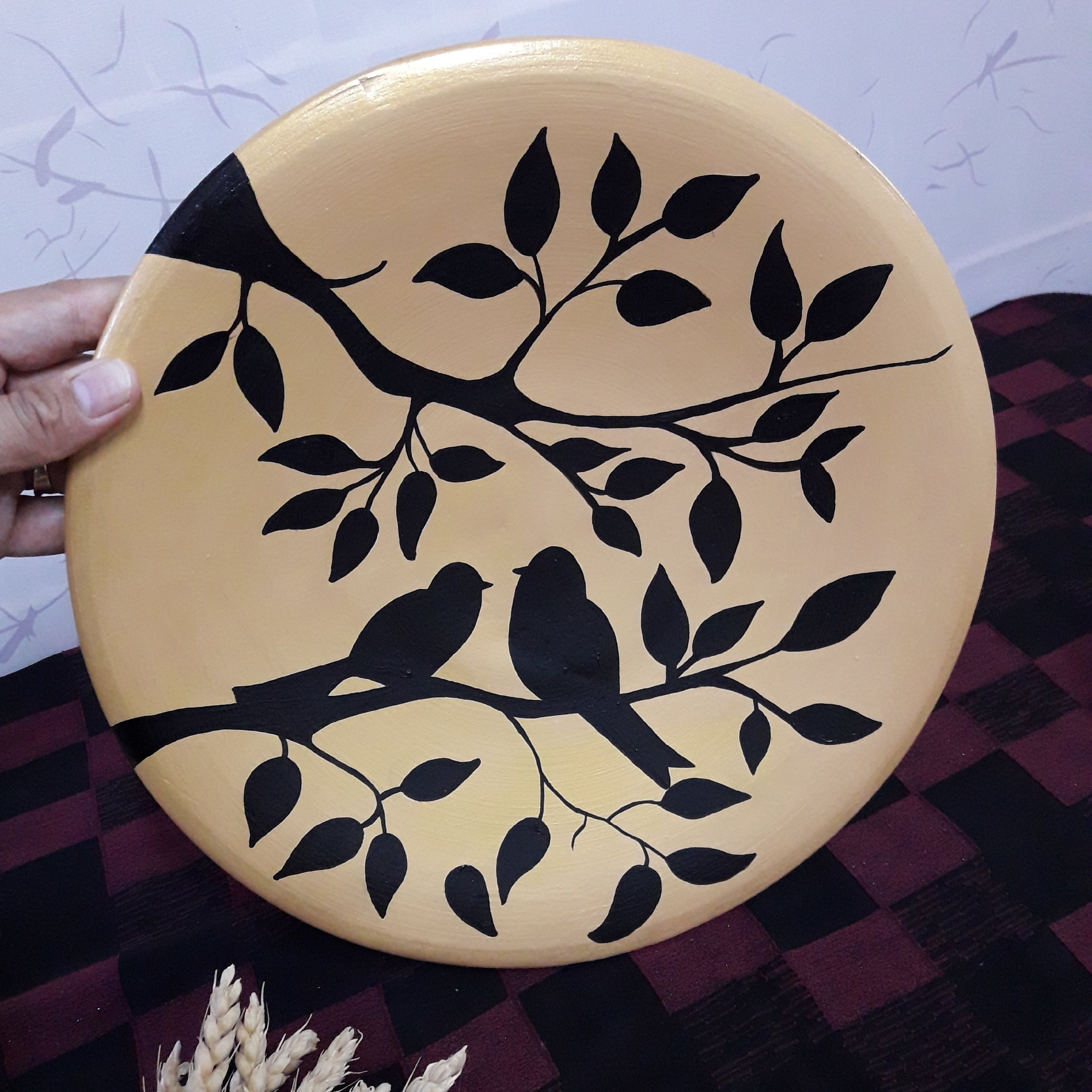 دیوارکوب سفالی تزیینی