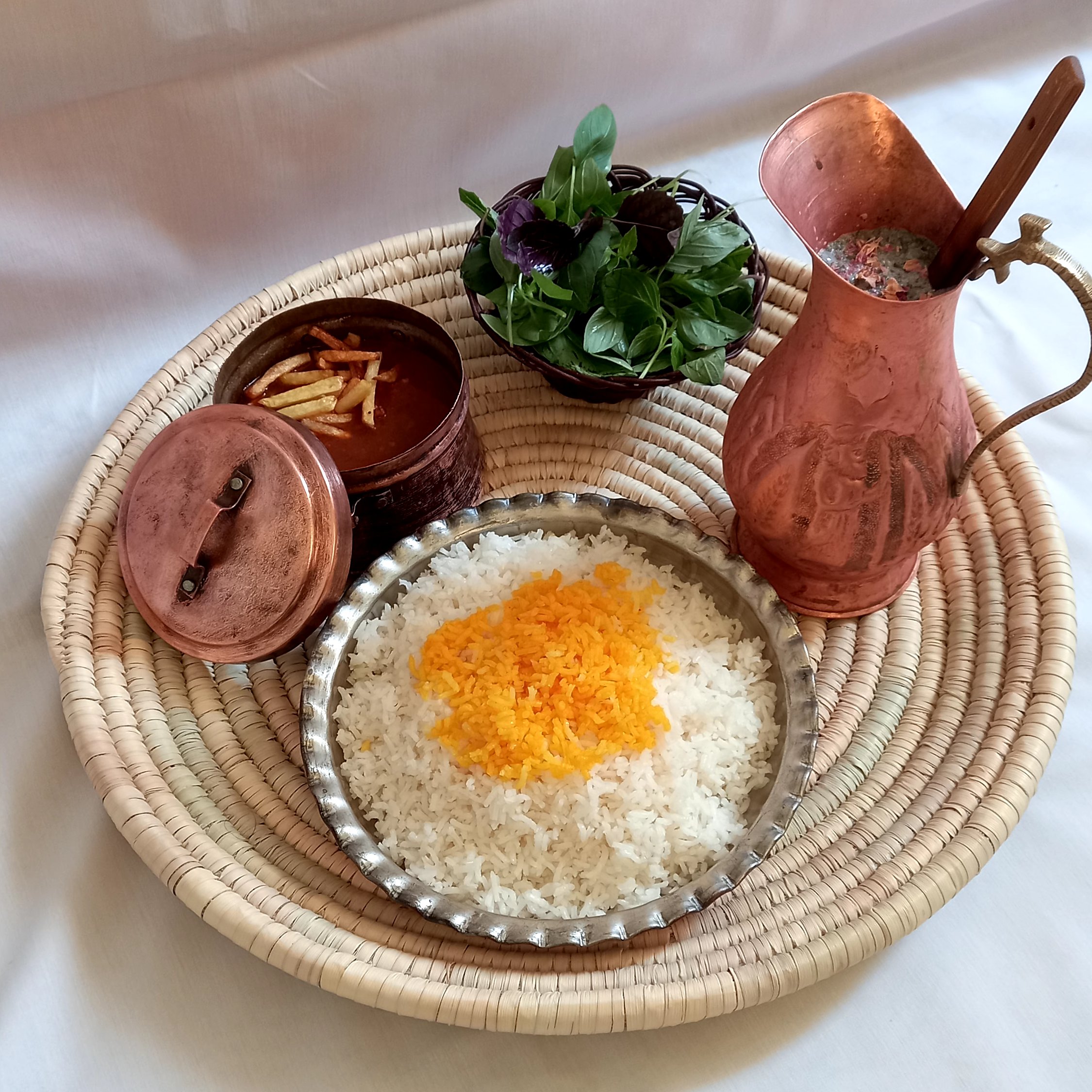 طبق حصیری  قطر 50
