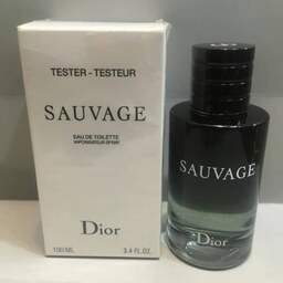 تستر عطر مردانه دیور ساواج Dior Sauvage Tester 