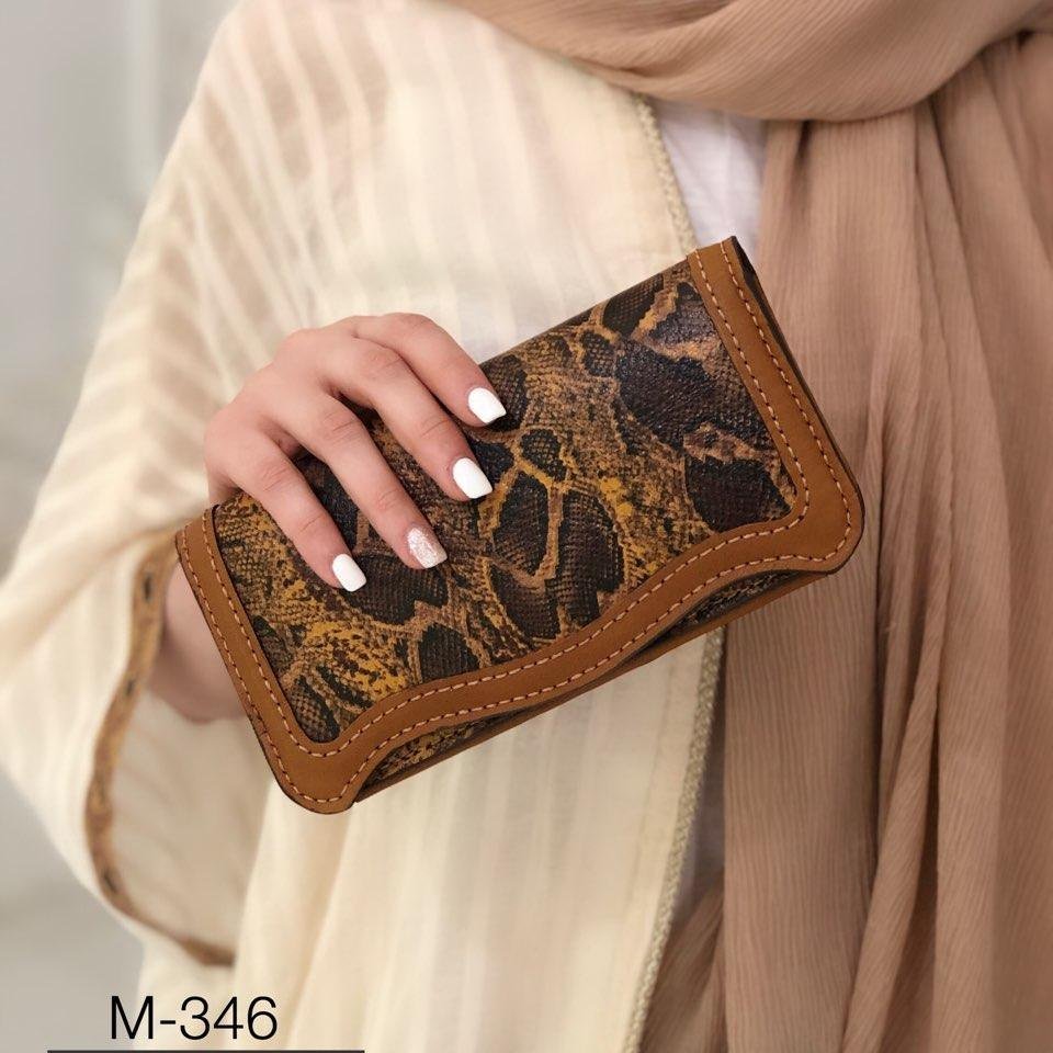 کیف چرم پول و موبایل سه لت