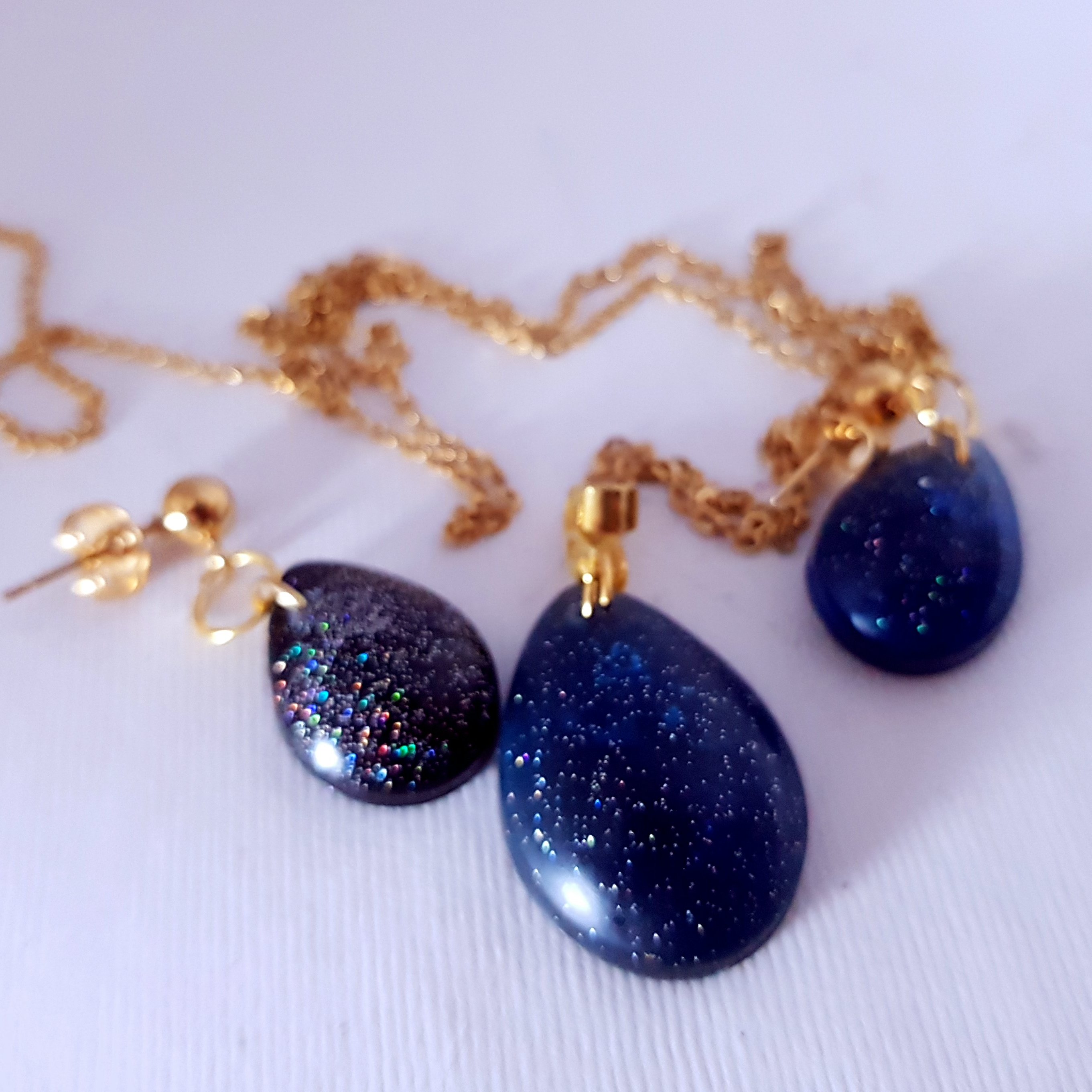 نیم ست رزینی طرح اشک 