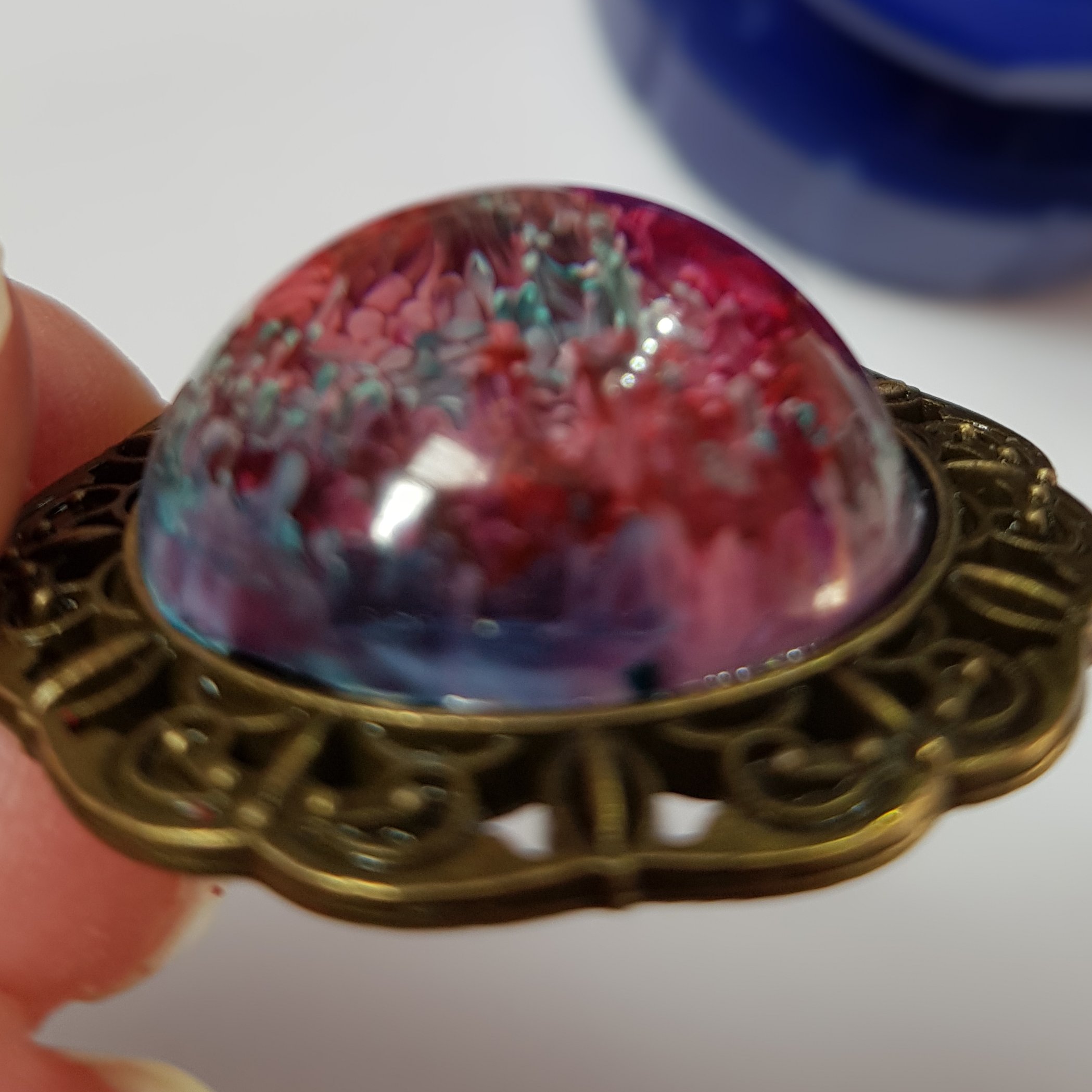 نیم ست رزینی طرح مرجان