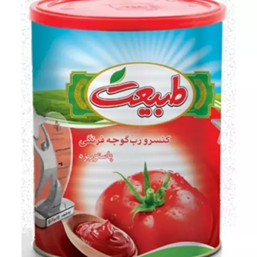  کنسرو رب گوجه فرنگی طبیعت 1عددی