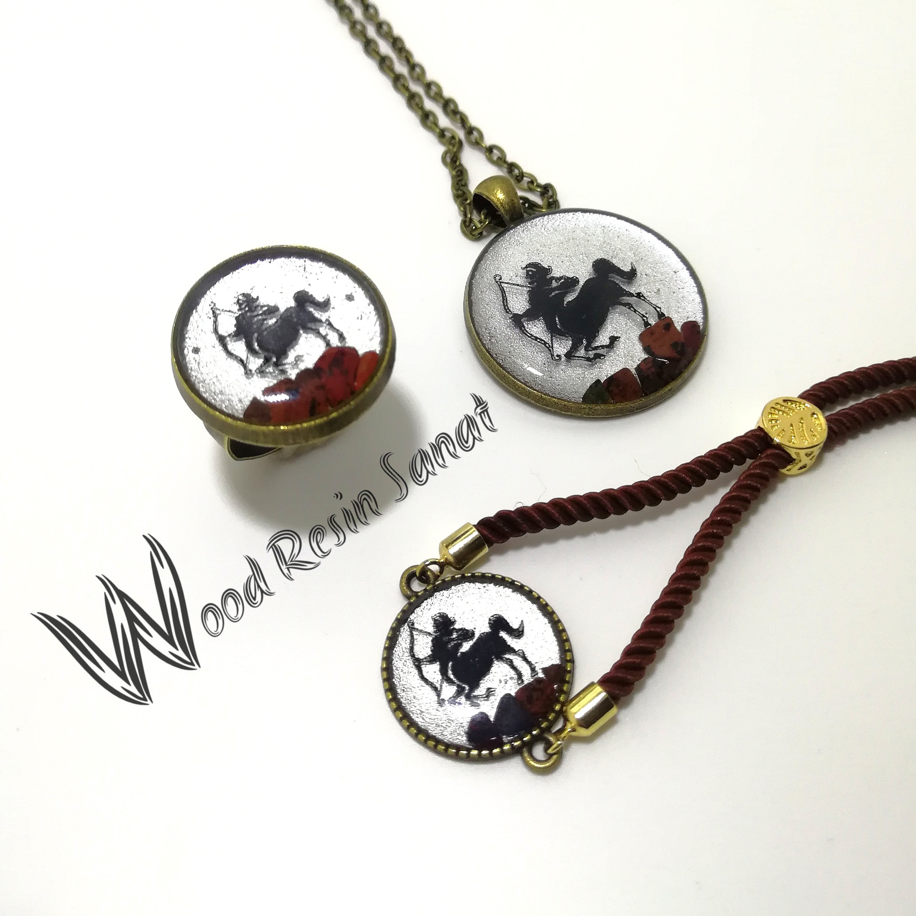 ست زیورآلات رزین کد 113