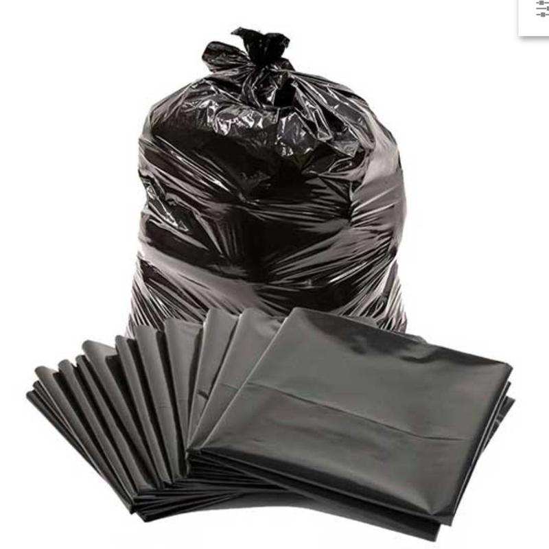 پلاستیک نایلون کیسه زباله مشکی در سایزهای 70×55 . 90×70 . 100×90 . 120×80 . 120×90
