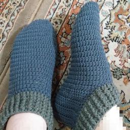 جوراب پاپوش ساقدار ساده در رنگبندی و سایز دلخواه مناسب پا درد و سرما و بیماران حساس درعرفه بافتنی های ثنا