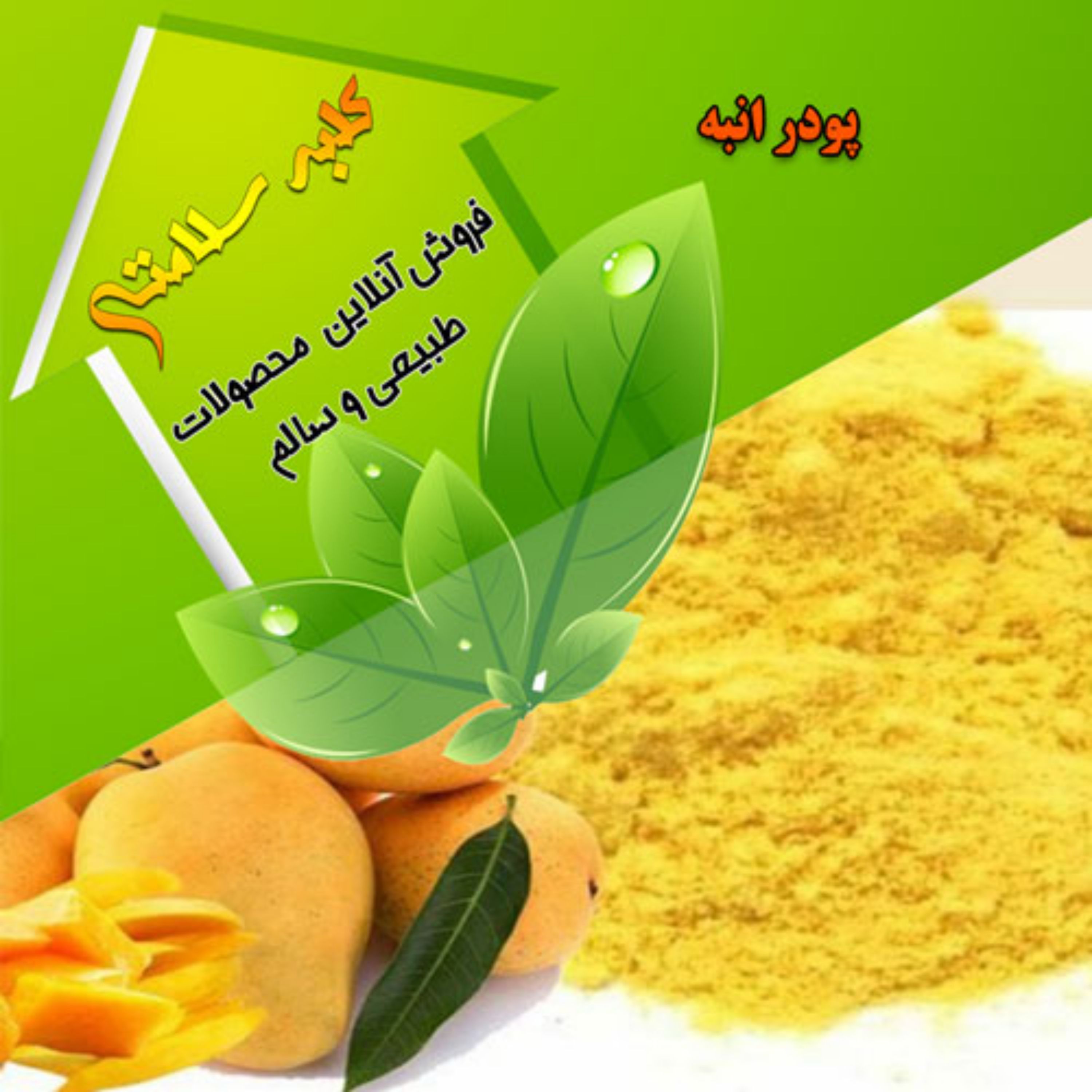 پودر انبه(نیم کیلویی) مناسب تهیه سس فلافل