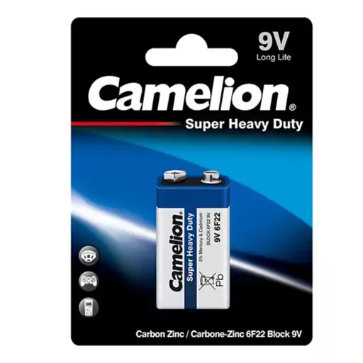 باتری 9V کتابی CAMELION کملیون مدل 6F22 BP1A	