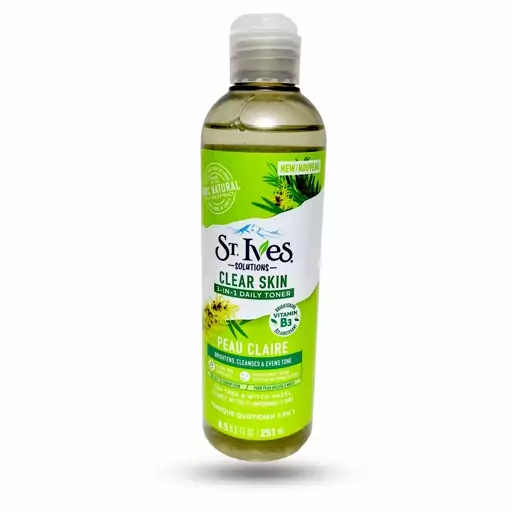  تونر روشن کننده استی ایوز مدل CLEAR SKIN St.Ives 