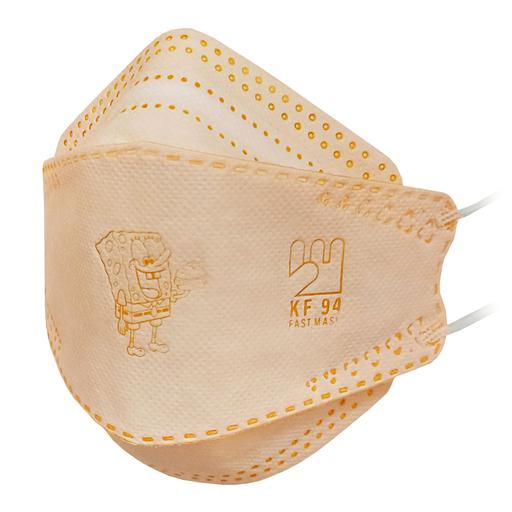 ماسک سه بعدی کودک زرد چهار لایهKF94 (5عددی)