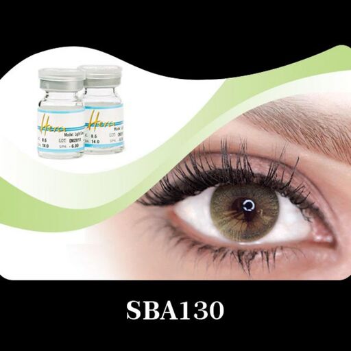 لنز چشم  هرا رنگ سبز لیمویی شماره SBA130