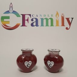 شمع قلب قرمز معطر فمیلی کندل Familycandle 