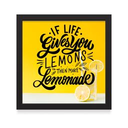 تابلو دکوراتیو انگیزشی اگر زندگی به شما لیمو داد
