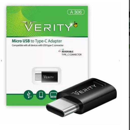 مبدل micro USB به Verity Type C مدل A306
