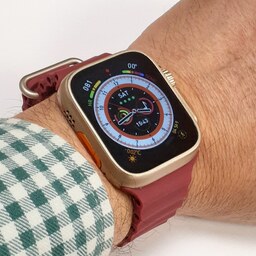 بند اپل واچ  مناسب ساعت های هوشمند سری 8 اولترا رنگ زرشکی