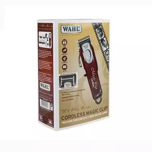 ماشین اصلاح سر و صورت وال مجیک کلیپ شارژی کردلس سفارش اروپا بی سیم Wahl Magic Clip 8148 Cordless Clipper