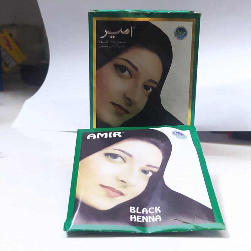 حنا هندی ایرانی شیش عددی مشکی 