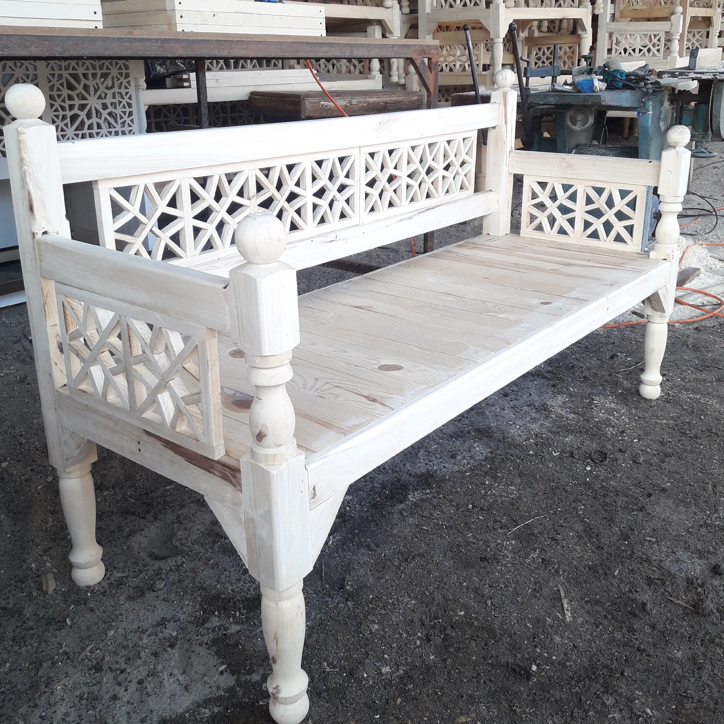 تخت سنتی چوبی تخت باغی تخت قهوه خونه ای
