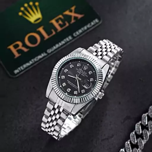 ساعت مچی زنانه رولکس ROLEX طرح DATEJUST مدل 1272 دارای جعبه و باطری اضافه