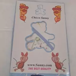 حوله 4 تیکه نوزاد chicco sunny رنگ آبی و بنفش