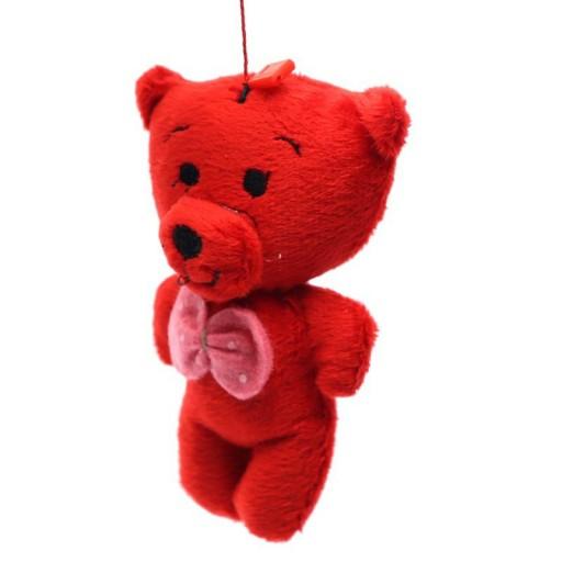 عروسک خرس عاشق قرمز ♥️ (پکیج 2 عددی)