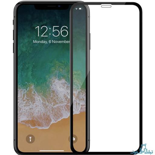 گلس آیفون iphone apple xr - 11 محافظ صفحه نمایش شیشه ای فول نانو شیشه ای اپل ایکس ار  XR خشگیر محکم  ایفون یازده