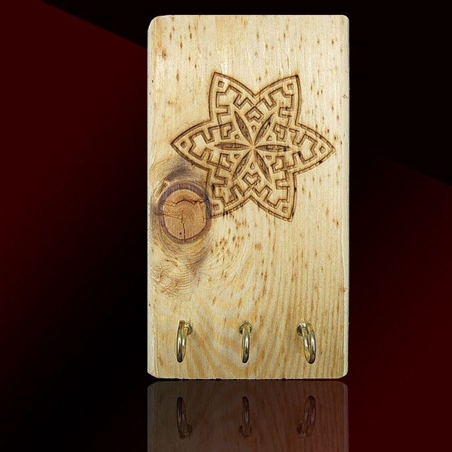 جاکلیدی دیوارکوب چوبی