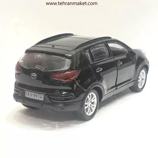 ماشین فلزی کیا اسپورتیج مشکی Kia Sportage چراغدار و موزیکال در تهران ماکت