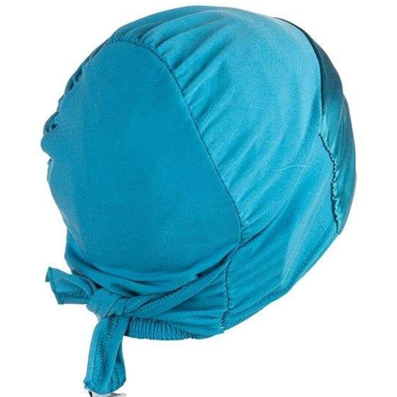 کلاه زیر شال روسری ساتن  دو عدد به همراه یک کلاه نخی ساده یا تل مو  یا  یقه حجاب