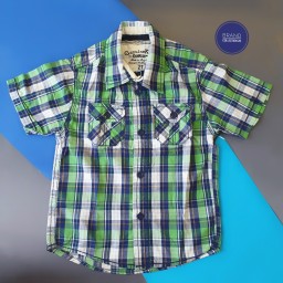 پیراهن بچگانه برند آمریکایی oshkosh سایز 2 سال پیراهن پسرانه 