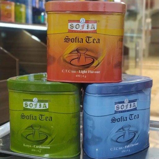چای سوفیا پک 3عددی در سه طعم مختلف 450گرمی هر کدام