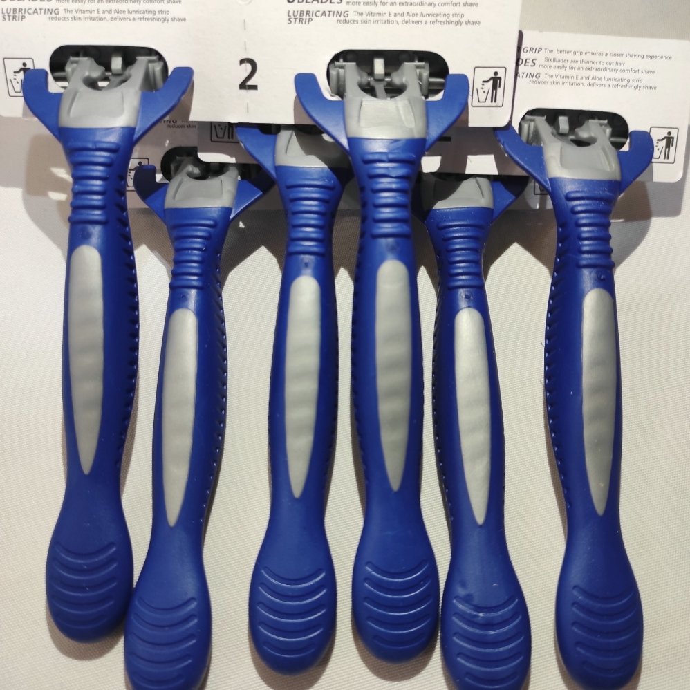 خودتراش مردانه و زنانه 6 تیغ اکو مدل UltraGrip مجموعه 6 عددی ( ژیلت) 